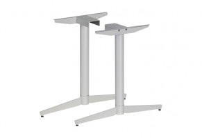 MILADESIGN side table legs STK 3706 silver