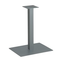 MILADESIGN central table leg ST 8645 silver