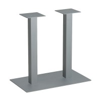 MILADESIGN central table leg ST 8745 silver