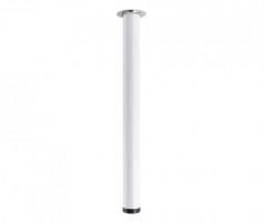 StrongLegs table leg TS001, 1100R/60mm, white RAL 9001, gloss