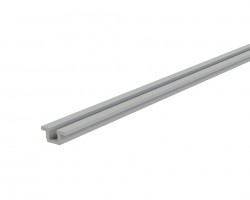 STRONG plastic door fittings top / bottom guide 1.0 m grey