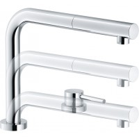 FRANKE Tap FN 7483.031 chrome retractable - under the window