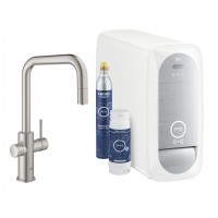 GROHE Blue Home Supersteel, starter set with U-shaped outlet 31543DC0