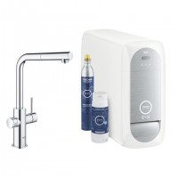 GROHE Blue Home starter set with L-shaped outlet 31539000 chrome