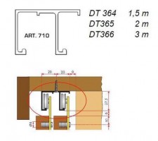 TERNO double guide double 3m