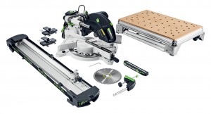 FESTOOL 576663 Miter Saw KS 120 REB-Set-MFT