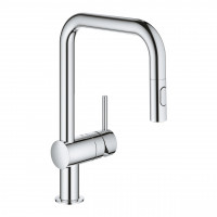 GROHE 32322002 Tap Minta U-spout pull-out shower chrome