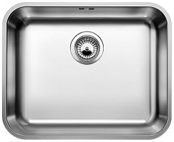 BLANCO 518205 Sink SUPRA 500-U brushed stainless steel without handle