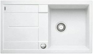 BLANCO 513037 Metra 5 S sink white with Silgranit PuraDur eccentric