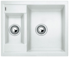 BLANCO 516173 Sink Metra 6 white without eccentric Silgranit PuraDur