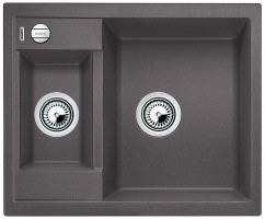 BLANCO 518874 Sink Metra 6 gray rock with Silgranit PuraDur eccentric