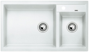 BLANCO 513269 Sink Metra 9 white without eccentric Silgranit PuraDur