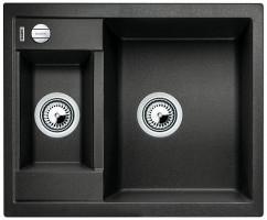 BLANCO 516165 Metra 6 anthracite sink with Silgranit PuraDur eccentric