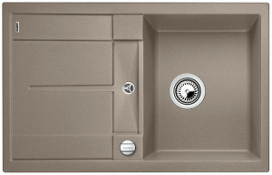 BLANCO 517345 Sink Metra 45 S tartufo with eccentric Silgranit PuraDur