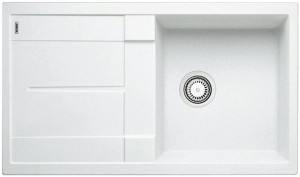 BLANCO 513205 Sink Metra 5 S white without eccentric Silgranit PuraDur