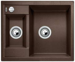 BLANCO 516162 Metra 6 coffee sink with Silgranit PuraDur eccentric