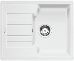 BLANCO 516922 Sink Zia 40 S white without eccentric Silgranit PuraDur