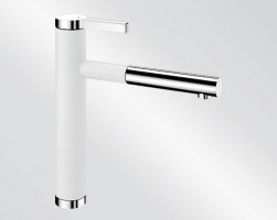 BLANCO 518441 Tap Linee-s white/chrome Silgranit-look