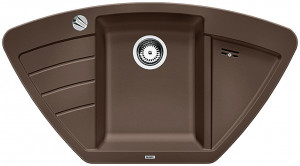 BLANCO 515073 Zia 9 E coffee sink with Silgranit PuraDur eccentric