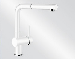 BLANCO 516692 Linus-s Tap white pull-out shower Silgranit-look