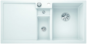 BLANCO 523348 Sink COLLECTIS 6 S white InFino with eccentric Silgranit PuraDur