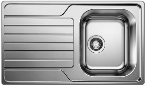 BLANCO 523374 Sink DINAS 45 S brushed stainless steel without eccentric