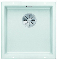 BLANCO 523426 Sink Subline 400-U white InFino manual Silgranit PuraDur