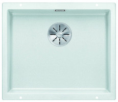 BLANCO 523436 Sink Subline 500-U white InFino manual Silgranit PuraDur