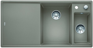 BLANCO 523469 Sink Axia III 6 S tartufo InFino with eccentric Silgranit PuraDur