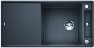 BLANCO 523501 Sink Axia III XL 6 S gray rock InFino with Silgranit eccentric