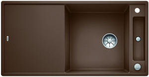 BLANCO 523509 Sink Axia III XL 6 S coffee InFino with eccent. Silgranit PuraDur