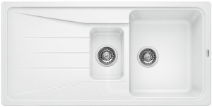 BLANCO 519855 Sink Sona 6 S white without eccentric Silgranit PuraDur