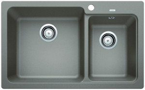 BLANCO 519652 Sink Naya 8 tartufo without eccentric Silgranit PuraDur