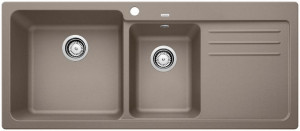 BLANCO 519660 Sink Naya 8 S tartufo without eccentric Silgranit sink left