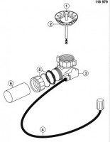 BLANCO 118979 Eccentric outlet control accessory