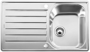 BLANCO 519707 Sink LANTOS 45 S-IF Salto brushed stainless steel with eccentric