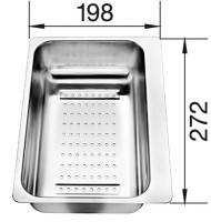 BLANCO 217796 Accessories stainless steel bowl for Metra 6 S