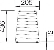 BLANCO 229234 Accessories drip grid/grid Elon XL 6 S