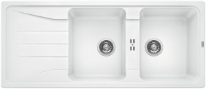 BLANCO 519701 Sink Sona 8 S white without eccentric Silgranit PuraDur