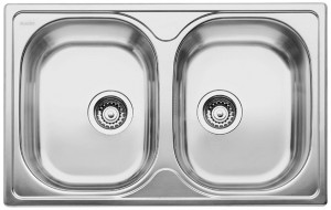 BLANCO 513459 Sink Tipo 8 Compact stainl. steel natural gloss without eccentric