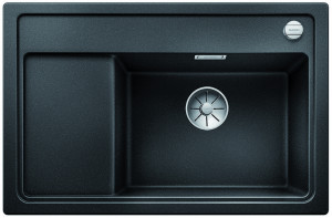 BLANCO 523774 Sink Zenar XL 6S Compact anthr. InFino with Silgranit eccentric