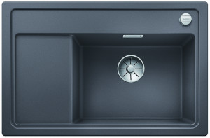 BLANCO 523775 Sink Zenar XL 6S Compact gray InFino rock with Silgranit eccentric