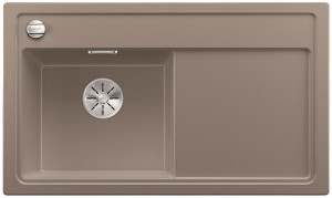 BLANCO 523859 Sink Zenar 45 S tartufo InFino with eccentric Silgranit PuraDur