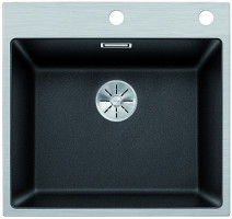 BLANCO 524111 Sink Subline 500-IF/A anthr. InFino with Silgranit PuraDur handle