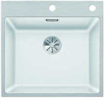 BLANCO 524112 Sink Subline 500-IF/A white InFino with Silgranit PuraDur handle