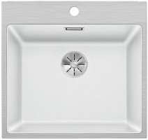 BLANCO 524114 Sink Subline 500-IF/A white InFino manual Silgranit PuraDur