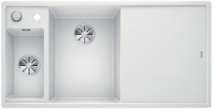 BLANCO 524647 Sink AXIA III 6 S white SILGRANIT® PuraDur®