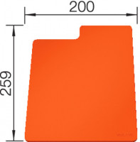 BLANCO 236719 Accessories cutting pad SITY Pad Orange orange - plastic