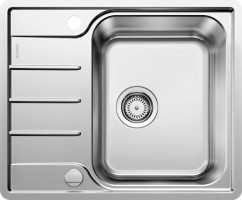 BLANCO 525114 Sink LEMIS 45 S-IF Mini brushed stainless steel with eccentric