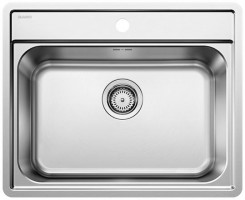 BLANCO 525108 Sink LEMIS 6-IF brushed stainless steel without eccentric